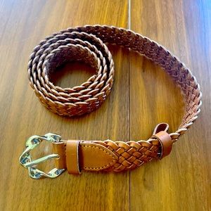 Loeffler Randall Woven Belt Cognac